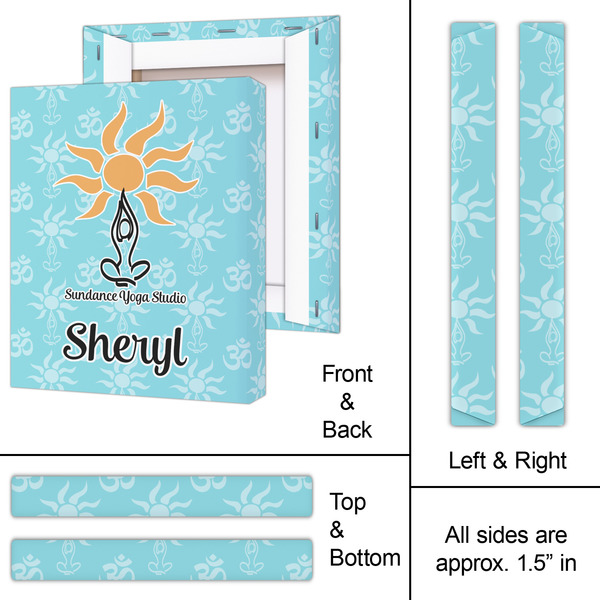 Sundance Yoga Studio 11x14 - Canvas Print - Approval