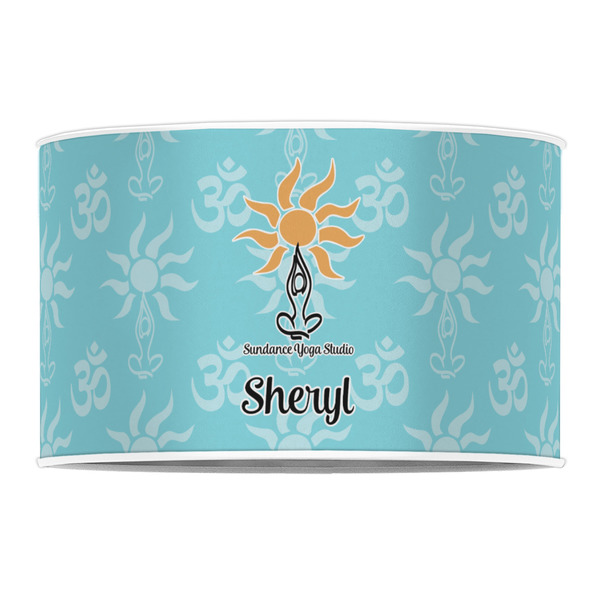 Sundance Yoga Studio 12" Drum Lampshade - FRONT (Poly Film)