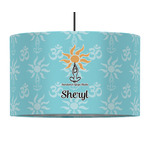 Sundance Yoga Studio 12" Drum Pendant Lamp - Fabric (Personalized)