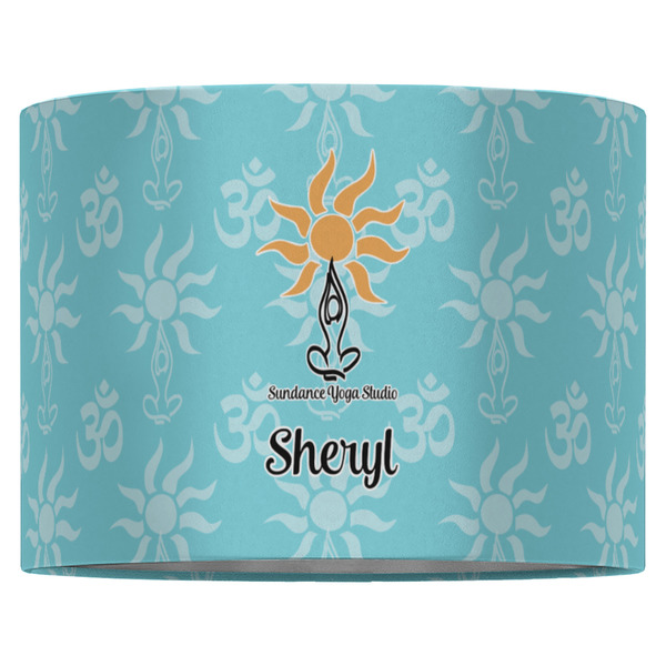 Sundance Yoga Studio 16" Drum Lampshade - FRONT (Fabric)