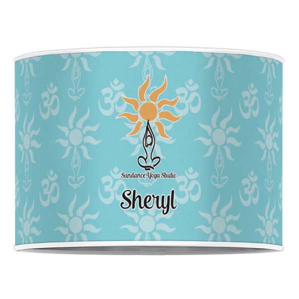 Sundance Yoga Studio 16" Drum Lampshade - FRONT (Poly Film)