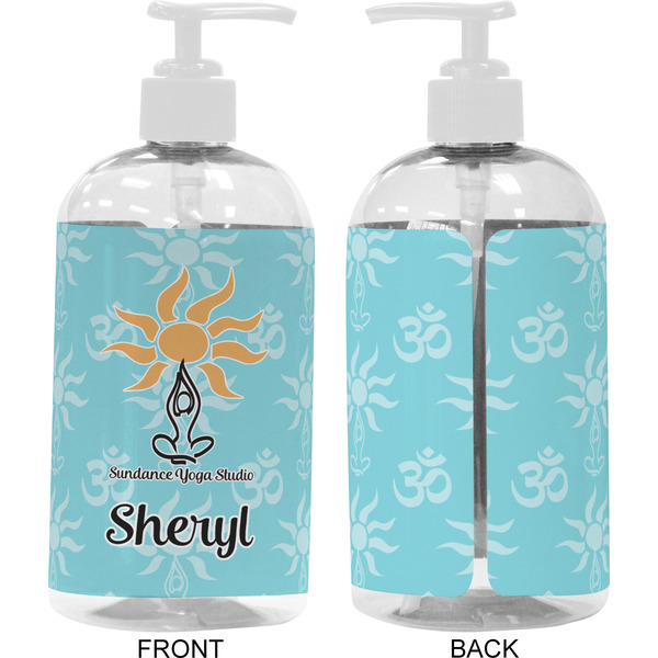 Sundance Yoga Studio 16 oz Plastic Liquid Dispenser- Approval- White