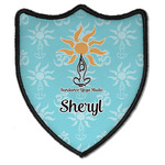 Sundance Yoga Studio Iron On Shield Patch B w/ Name or Text