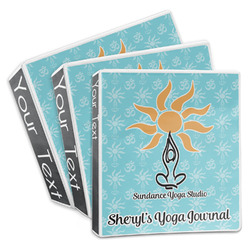 Sundance Yoga Studio 3-Ring Binder (Personalized)