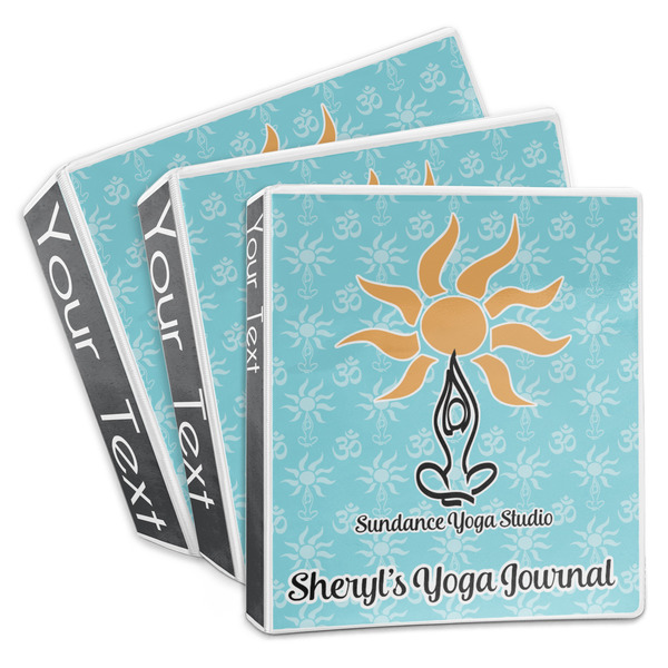 Custom Sundance Yoga Studio 3-Ring Binder (Personalized)