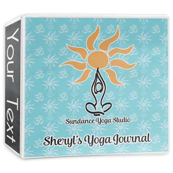 Custom Sundance Yoga Studio 3-Ring Binder - 3 inch (Personalized)