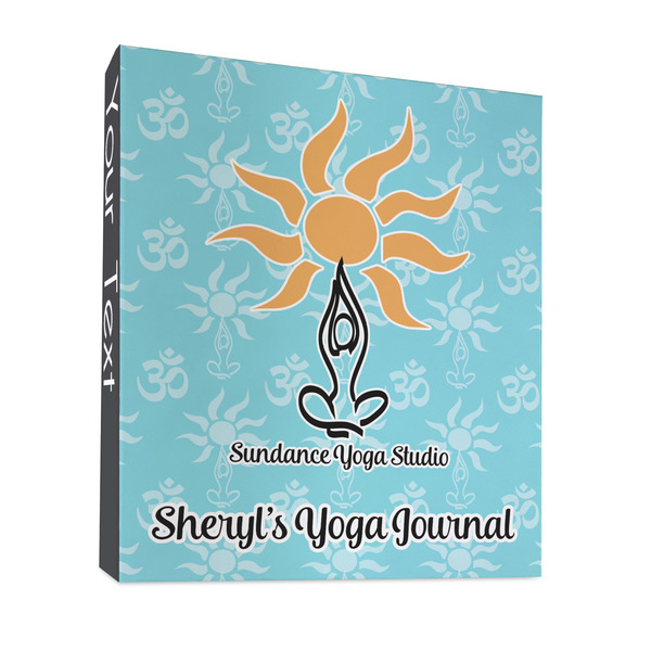 Sundance Yoga Studio 3 Ring Binders - Full Wrap - 1" - FRONT