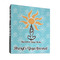 Sundance Yoga Studio 3 Ring Binder - Full Wrap - 1" (Personalized)