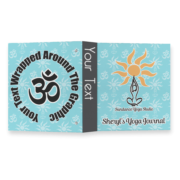 Sundance Yoga Studio 3 Ring Binders - Full Wrap - 1" - OPEN OUTSIDE