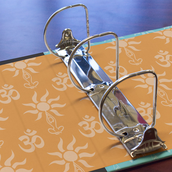 Sundance Yoga Studio 3 Ring Binders - Full Wrap - 3" - DETAIL