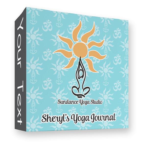 Sundance Yoga Studio 3 Ring Binders - Full Wrap - 3" - FRONT