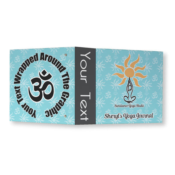 Sundance Yoga Studio 3 Ring Binders - Full Wrap - 3" - OPEN OUTSIDE