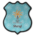 Sundance Yoga Studio Iron On Shield Patch C w/ Name or Text