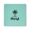 Sundance Yoga Studio 6" x 6" Teal Leatherette Snap Up Tray - APPROVAL