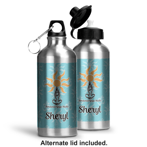 Sundance Yoga Studio Aluminum Water Bottle - Alternate lid options
