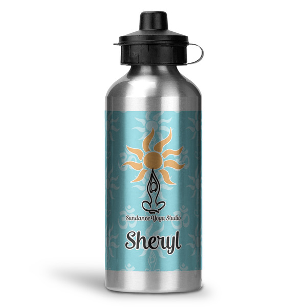 Custom Sundance Yoga Studio Water Bottles - 20 oz - Aluminum (Personalized)