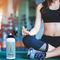 Sundance Yoga Studio Aluminum Water Bottle - White LIFESTYLE