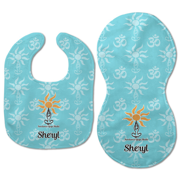 Sundance Yoga Studio Baby Bib & Burp Set - Approval (new bib & burp)