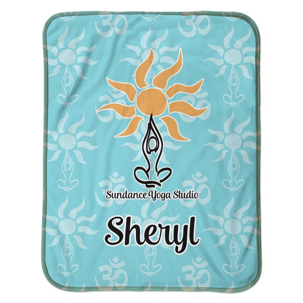 Sundance Yoga Studio Baby Sherpa Blanket - Flat