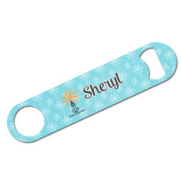 Custom Sundance Yoga Studio Bar Bottle Opener w/ Name or Text