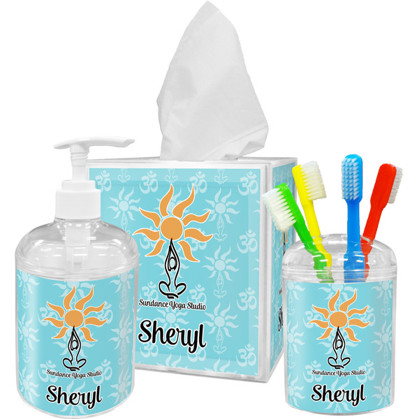 Sundance Yoga Studio Bathroom Accessories Set (Personalized)