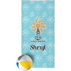 Sundance Yoga Studio Beach Towel w/ Name or Text