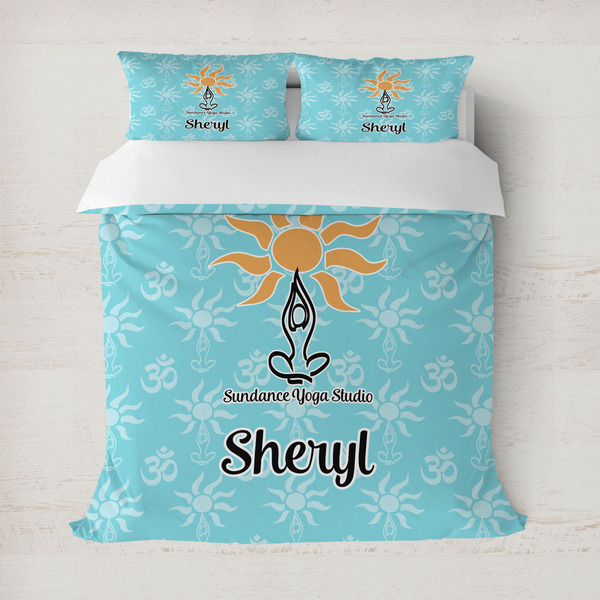 Custom Sundance Yoga Studio Duvet Cover (Personalized)