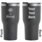 Sundance Yoga Studio RTIC Tumbler - Black - Engraved Front & Back (Personalized)