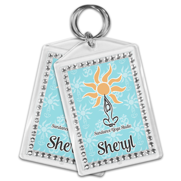Sundance Yoga Studio Bling Keychain - MAIN
