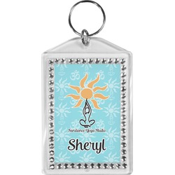 Sundance Yoga Studio Bling Keychain (Personalized)