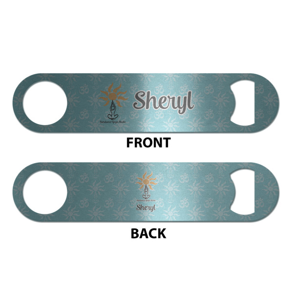 Sundance Yoga Studio Bottle Opener - Front & Back