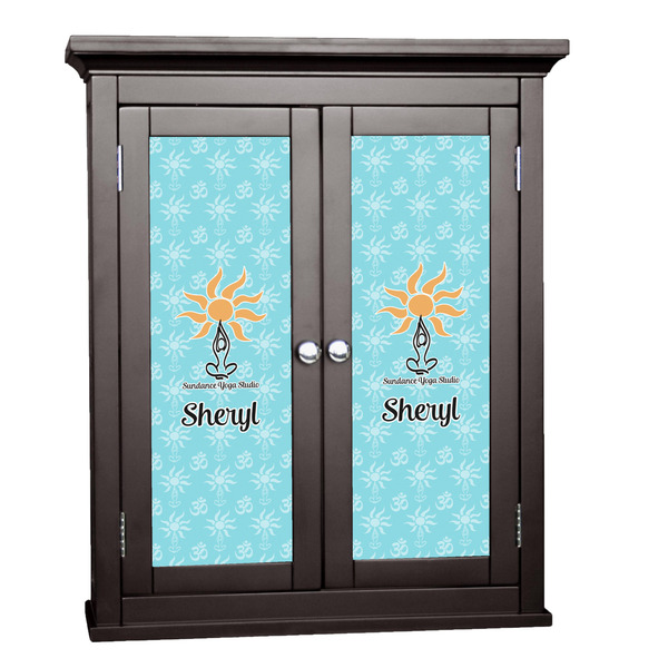 Custom Sundance Yoga Studio Cabinet Decal - Custom Size w/ Name or Text