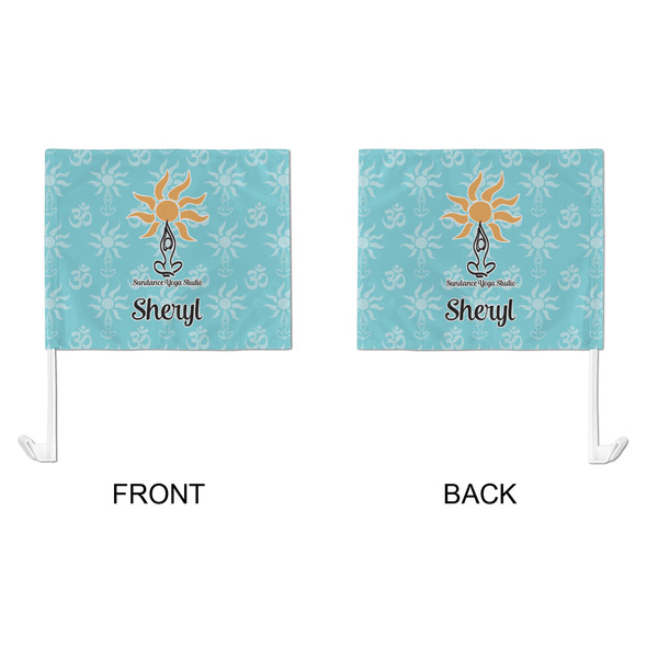 Sundance Yoga Studio Car Flag - Large - APPROVAL