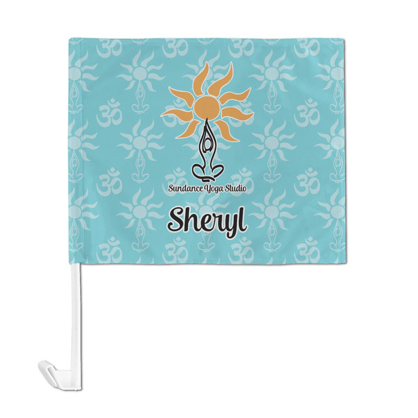 Sundance Yoga Studio Car Flag - Large - FRONT