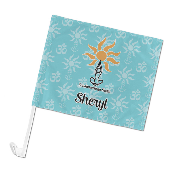 Custom Sundance Yoga Studio Car Flag (Personalized)