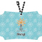 Sundance Yoga Studio Rear View Mirror Ornament w/ Name or Text