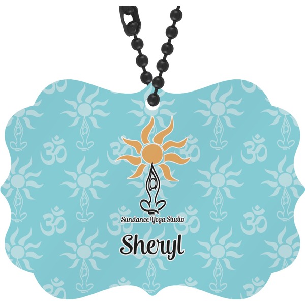 Custom Sundance Yoga Studio Rear View Mirror Decor (Personalized)