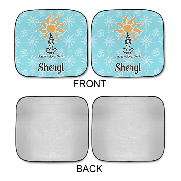 Sundance Yoga Studio Car Sun Shades - APPROVAL