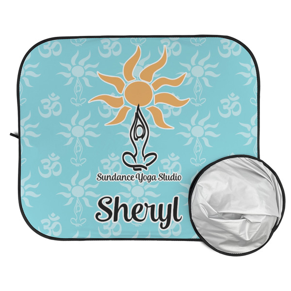 Sundance Yoga Studio Car Sun Shades - FOLDED & UNFOLDED