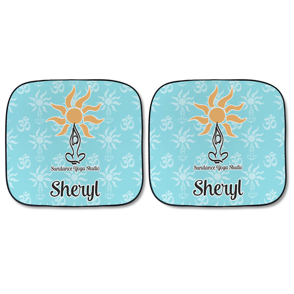 Sundance Yoga Studio Car Sun Shades - FRONT