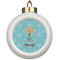 Sundance Yoga Studio Ceramic Ball Ornament (Personalized)
