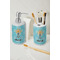 Sundance Yoga Studio Ceramic Bathroom Accessories - LIFESTYLE (toothbrush holder & soap dispenser)