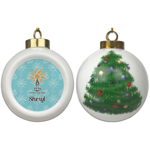 Sundance Yoga Studio Ceramic Christmas Ornament - X-Mas Tree (APPROVAL)