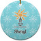 Sundance Yoga Studio Ceramic Flat Ornament - Circle (Front)