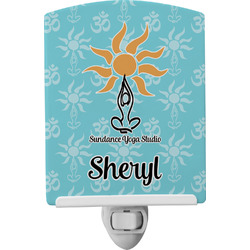 Sundance Yoga Studio Ceramic Night Light w/ Name or Text