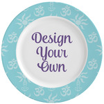 Sundance Yoga Studio Ceramic Dinner Plates (Set of 4) (Personalized)