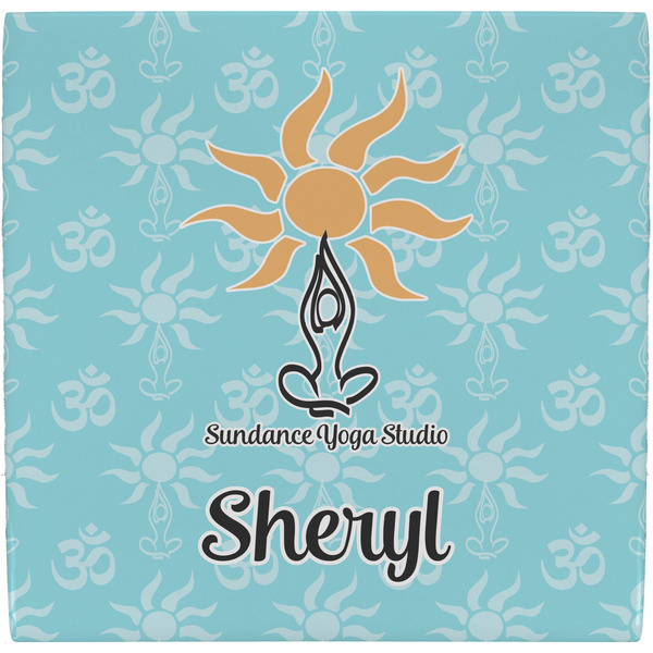 Custom Sundance Yoga Studio Ceramic Tile Hot Pad (Personalized)