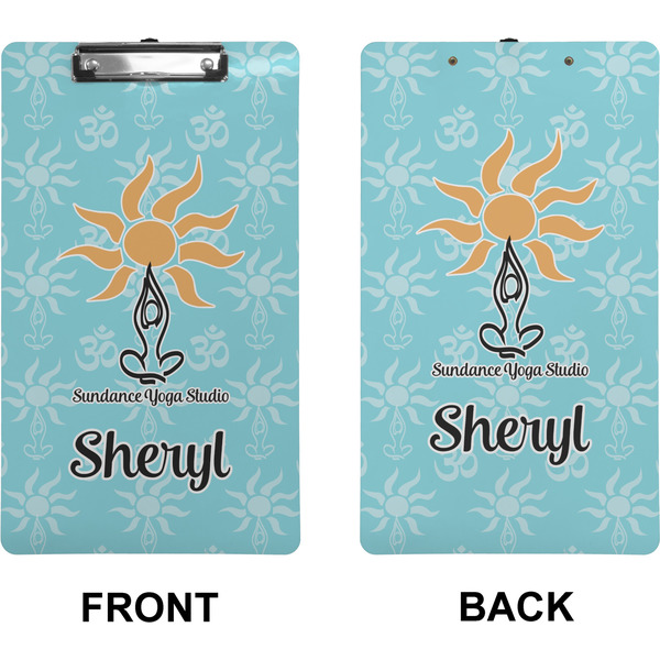 Sundance Yoga Studio Clipboard (Legal) (Front + Back)