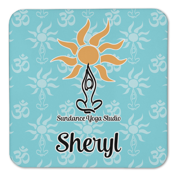 Sundance Yoga Studio Coaster Set - FRONT (one)