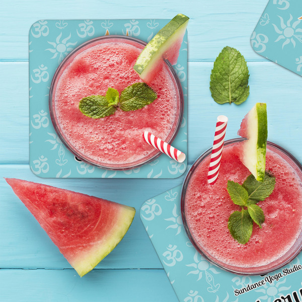 Sundance Yoga Studio Coaster Set - LIFESTYLE